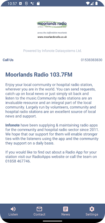 Moorlands Radio 103.7FM - 2.68 - (Android)