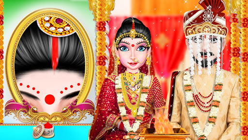 Android application Indian Hindu Wedding Girl Game screenshort