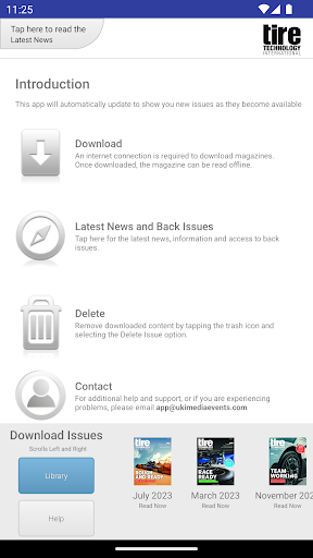 Android application Tire Technology International screenshort