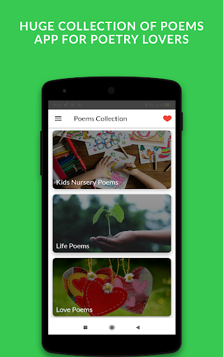 Screenshot of All Poems : Poetry Collections