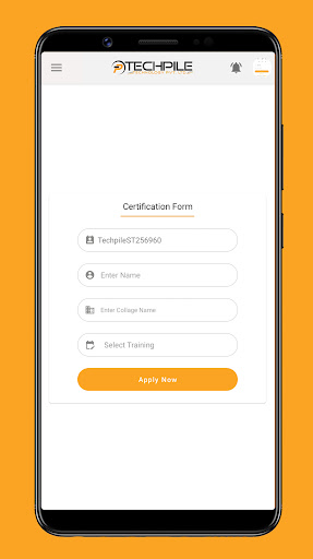 Android application TechpileTechnology screenshort