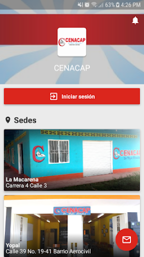 Android application CENACAP screenshort