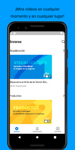 Android application Seguimos Creciendo screenshort