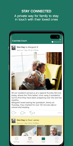 Android application Elderloop screenshort