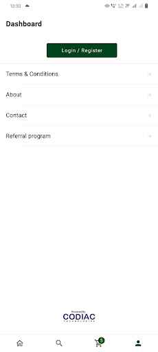 Android application KAUZARMART screenshort