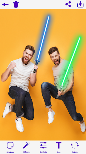 Android application LightSaber: Photo Editor screenshort