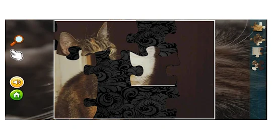 Cut Kitty Cat Puzzle challenge