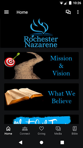 Android application Rochester Nazarene screenshort