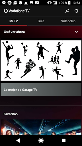 Vodafone TV Screen 2