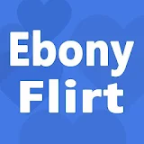 Ebony Flirt black adult dating icon