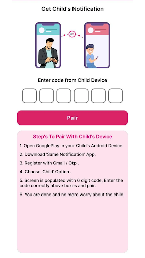 Screenshot of Same Notification - Parental