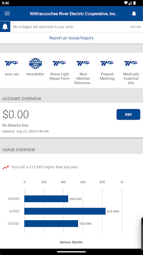 Screenshot of WREC