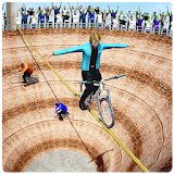 Well Of Death Bicycle Stunt Rider Free Cycle Games icon