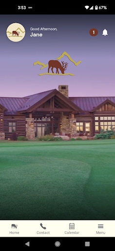 Android application Cornerstone Club screenshort
