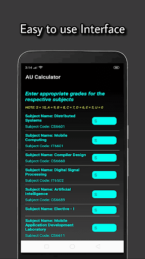 Gpa Cgpa Calculator Anna Univ Screen 3