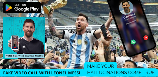 LIONEL MESSI CALLING VIDEOCALL