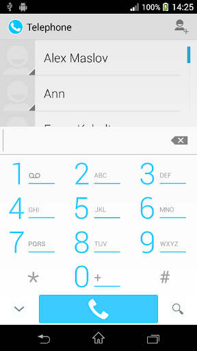 Telephone - Simple Dialer Screen 2