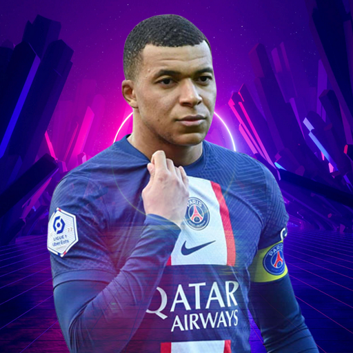 Kylian Mbappé Wallpapers 4K logo