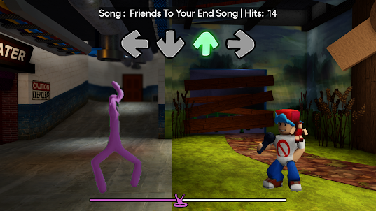 Pink Rainbow Friends FNF Mod