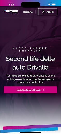 Android application Future DRIVALIA screenshort