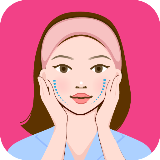 Skin Care Routine Glowing Face logo