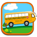Toddler Kids School Bus Toy icon