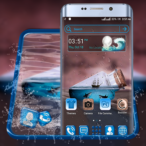 Sea Bottle Launcher Theme logo