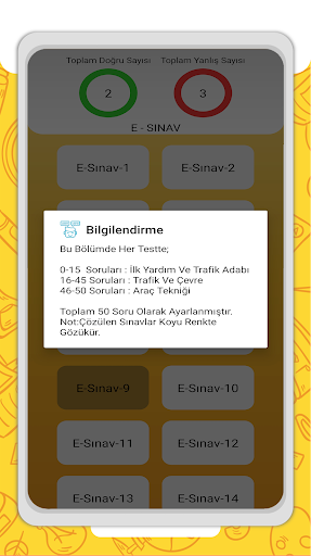 Ehliyet Sınav Soruları Screen 3