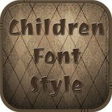 Children Font Style icon