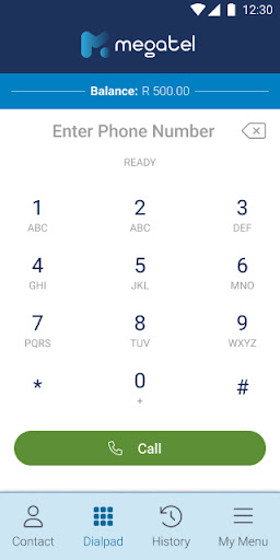 MegaTel Dialler Screen 2
