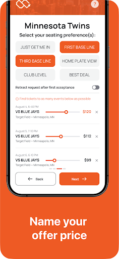 TicketRev - Tickets Your Way Screen 3