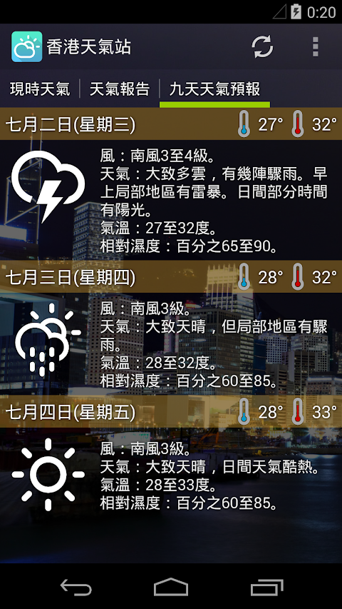 香港天氣站のおすすめ画像3