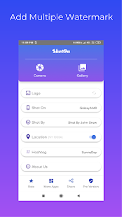 ShotOn Stamp Watermark Pro Screenshot