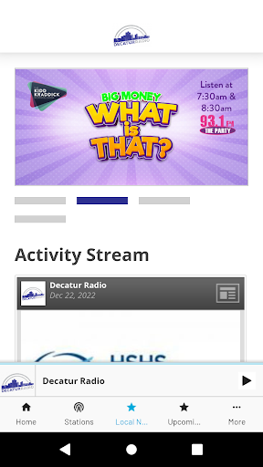Decatur Radio Screen 3