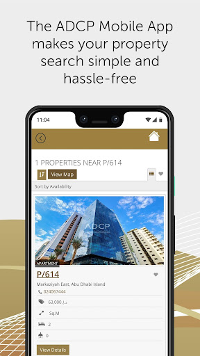 Android application ADCP Search Portal screenshort