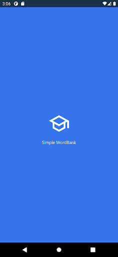Android application Simple Word Bank screenshort
