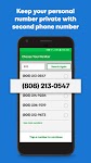 screenshot of SmartLine Second Phone Number