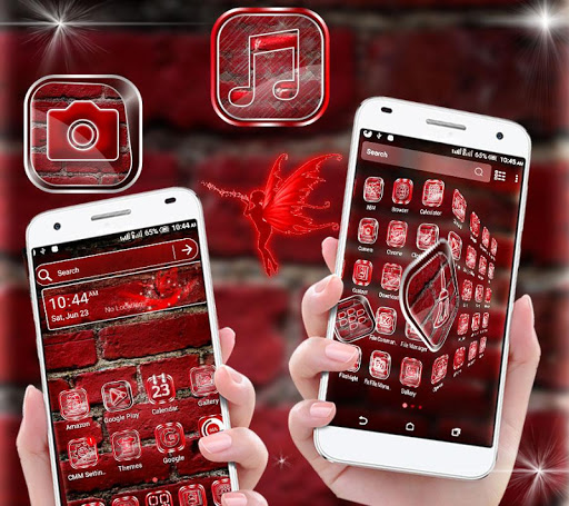 Android application Red Brick Launcher Theme screenshort