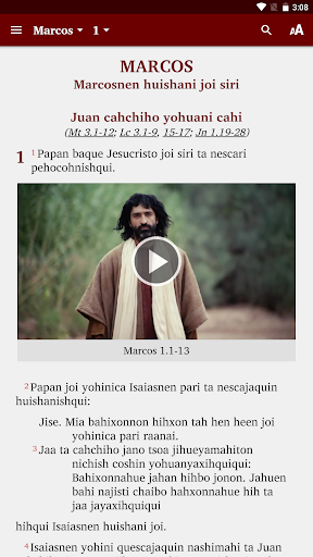 Android application Capanahua - Bible screenshort