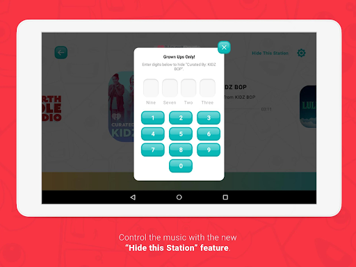 Screenshot of iHeartRadio Family