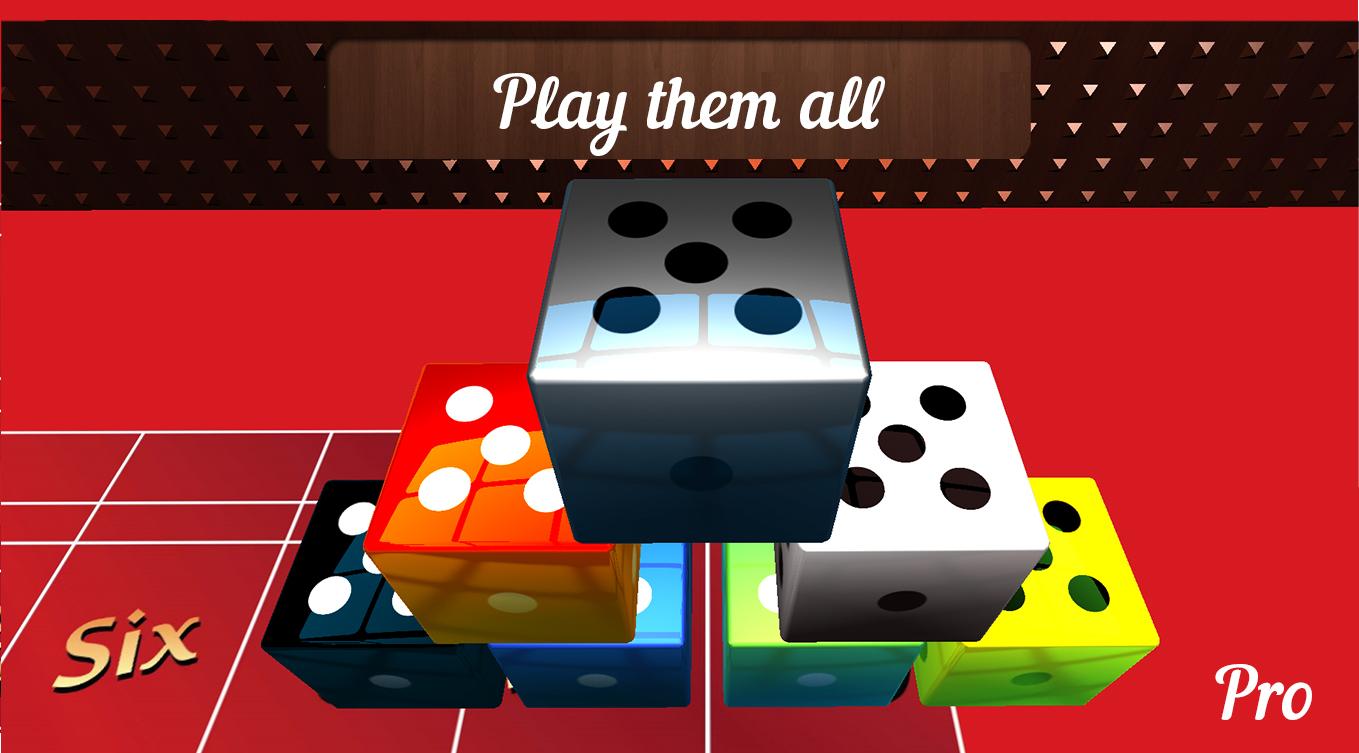 Android application GODice 2 PRO Dice Board Game screenshort