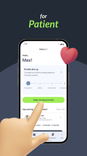 Android application Teleport MD screenshort