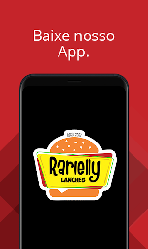 Android application Rarielly Lanches screenshort