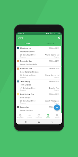 Android application Re-Leased Property Manager screenshort