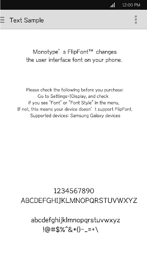 HUStraightwrt™ Latin Flipfont Screen 3
