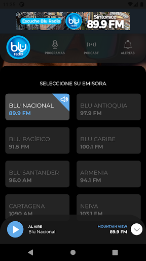 BLU Radio Screen 2