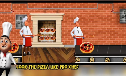 比萨饼工厂交货：食品烘焙烹饪游戏