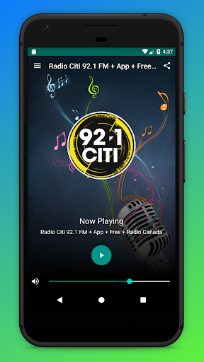 Android application 92.1 Citi FM Winnipeg Radio CA screenshort