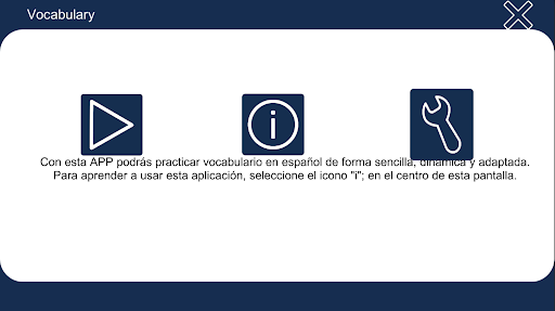 Spanish for Low Vision Screen 3