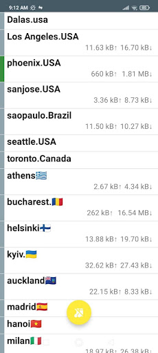 Android application YellowSocks: Fast & Secure VPN screenshort
